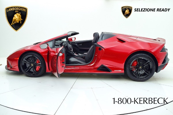 Used 2021 Lamborghini Huracan EVO RWD Spyder/LEASE OPTIONS AVAILABLE for sale Sold at F.C. Kerbeck Lamborghini Palmyra N.J. in Palmyra NJ 08065 3