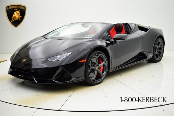 Used 2020 Lamborghini Huracan EVO AWD LP 640-4 EVO Spyder / LEASE OPTIONS AVAILABLE for sale Sold at F.C. Kerbeck Lamborghini Palmyra N.J. in Palmyra NJ 08065 2