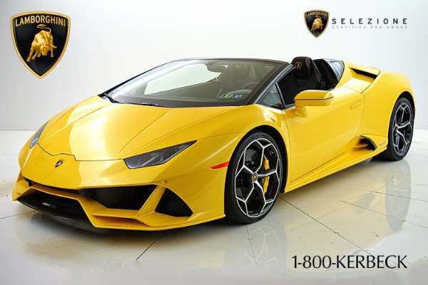 Used 2020 Lamborghini Huracan AWD LP 640-4 EVO Spyder / LEASE OPTIONS AVAILABLE for sale Sold at F.C. Kerbeck Lamborghini Palmyra N.J. in Palmyra NJ 08065 2