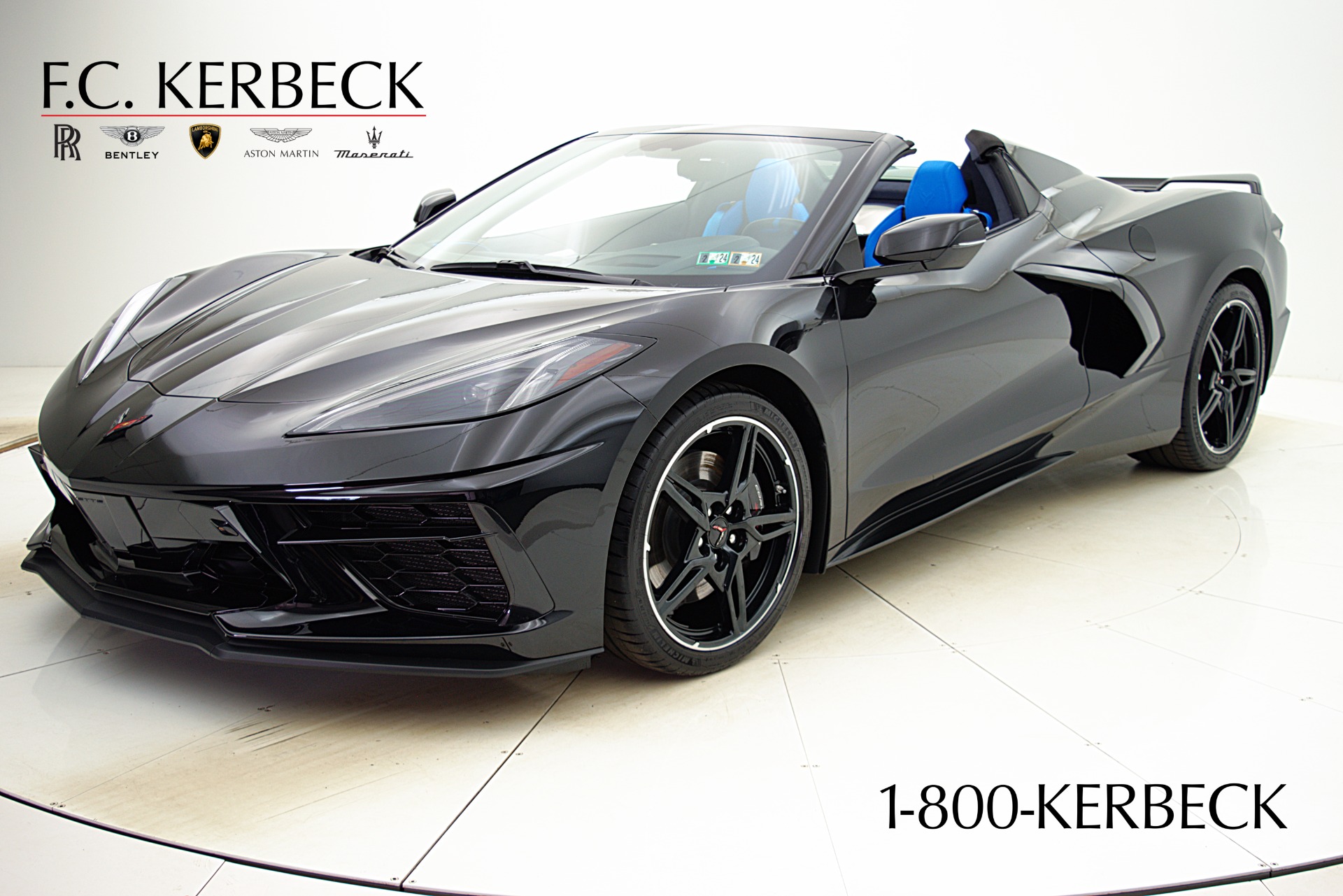 Used 2021 Chevrolet Corvette 3LT Convertible for sale Sold at F.C. Kerbeck Lamborghini Palmyra N.J. in Palmyra NJ 08065 2