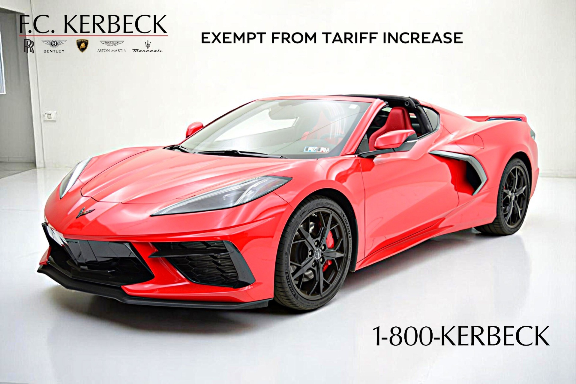 Used 2020 Chevrolet Corvette Stingray Coupe 1LT for sale $69,000 at F.C. Kerbeck Lamborghini Palmyra N.J. in Palmyra NJ 08065 2