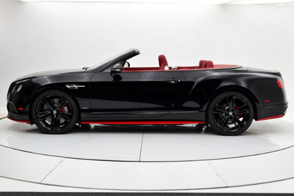 New 2017 Bentley Continental GT Speed Convertible Black Edition for sale Sold at F.C. Kerbeck Lamborghini Palmyra N.J. in Palmyra NJ 08065 3