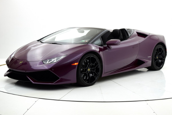 Used 2016 Lamborghini Huracan LP 610-4 Spyder for sale Sold at F.C. Kerbeck Lamborghini Palmyra N.J. in Palmyra NJ 08065 2