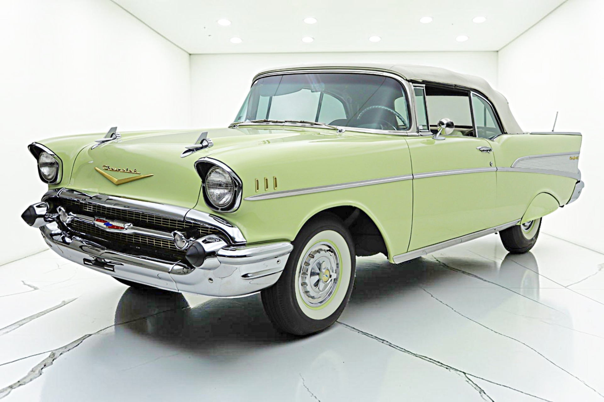 Used 1957 Chevrolet Bel Air Convertible from the Kerbeck Collection for sale $80,000 at F.C. Kerbeck Lamborghini Palmyra N.J. in Palmyra NJ 08065 2